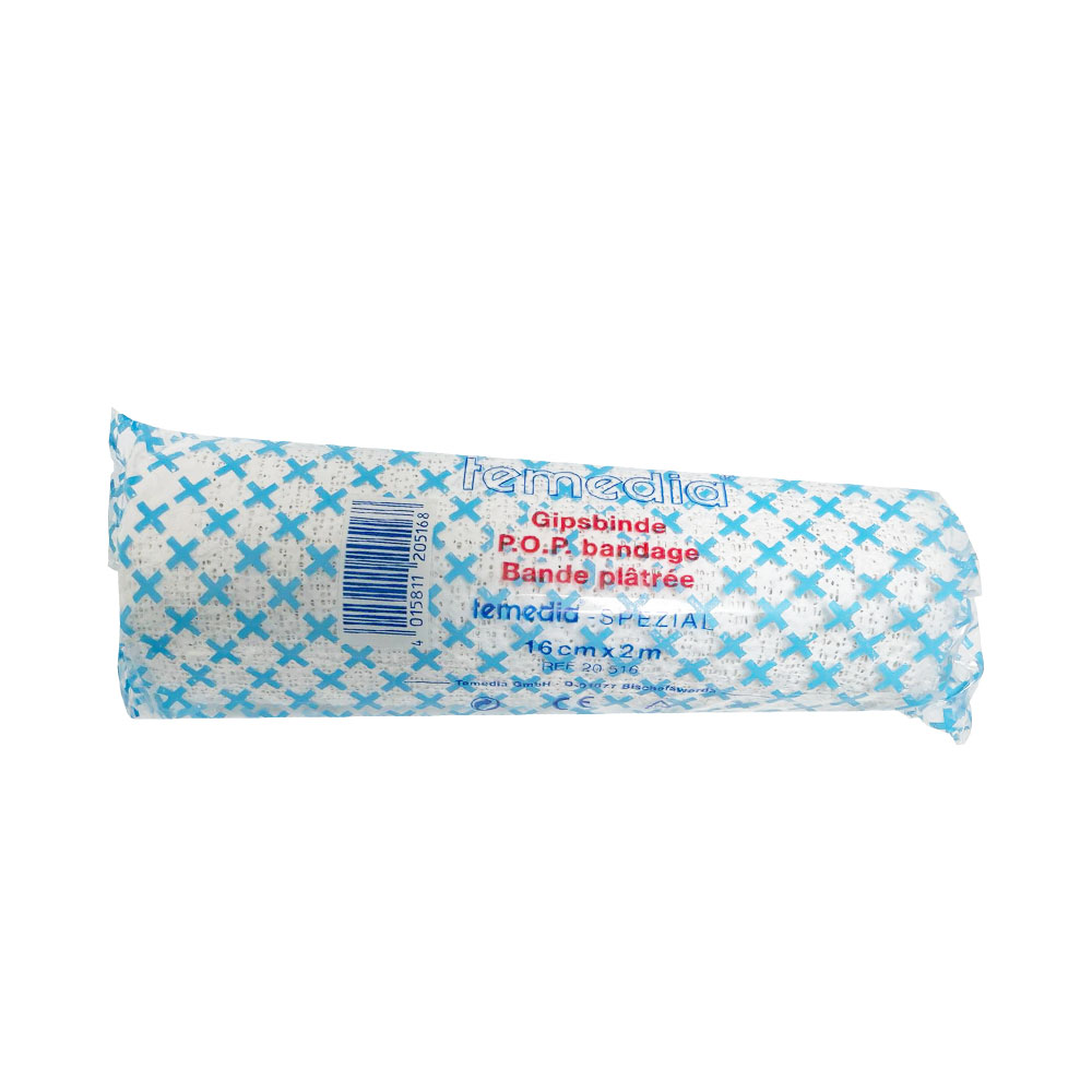 Holthaus Medical Temedia-SPEZIAL Plaster Bandage, Foil, 16cmx2m, 1pc