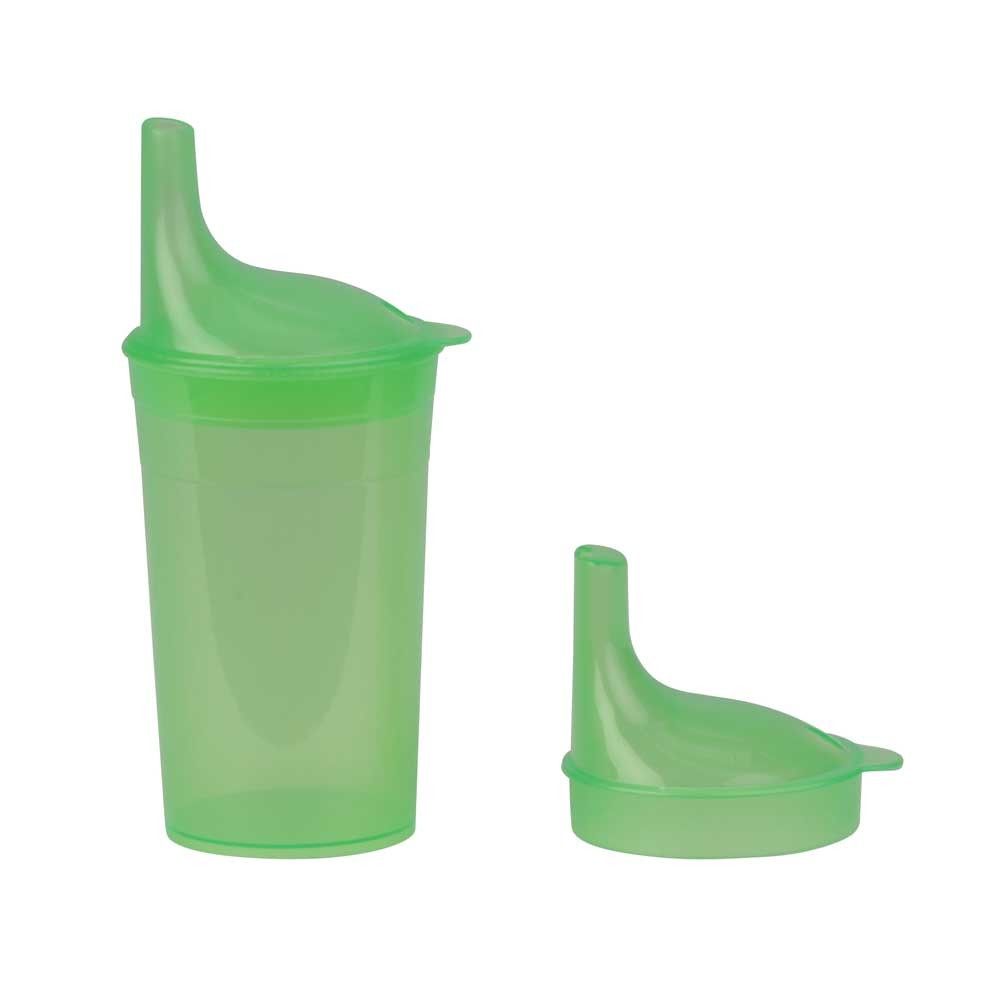 Drinking cup-Set Color, 2 mouthpieces tea / porridge, 250ml, green