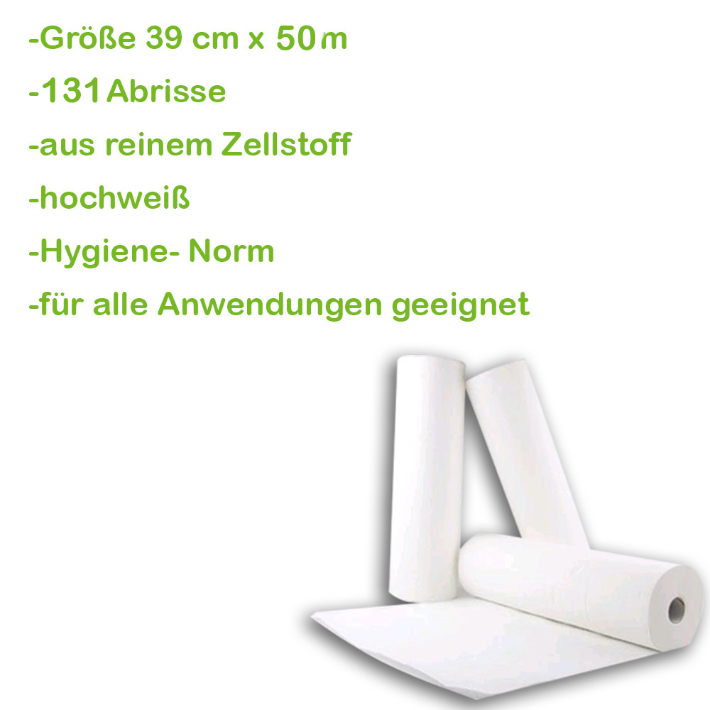 Care Integral Sanitary Paper, Table Covers, 2-layered, 39cmx50m 1 roll