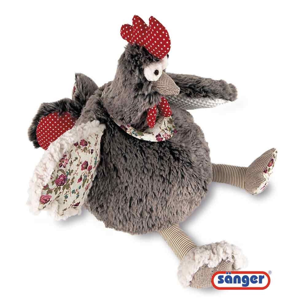 Sänger animal cherry seed pillow, 36x20cm, machine washable, chicken Trude