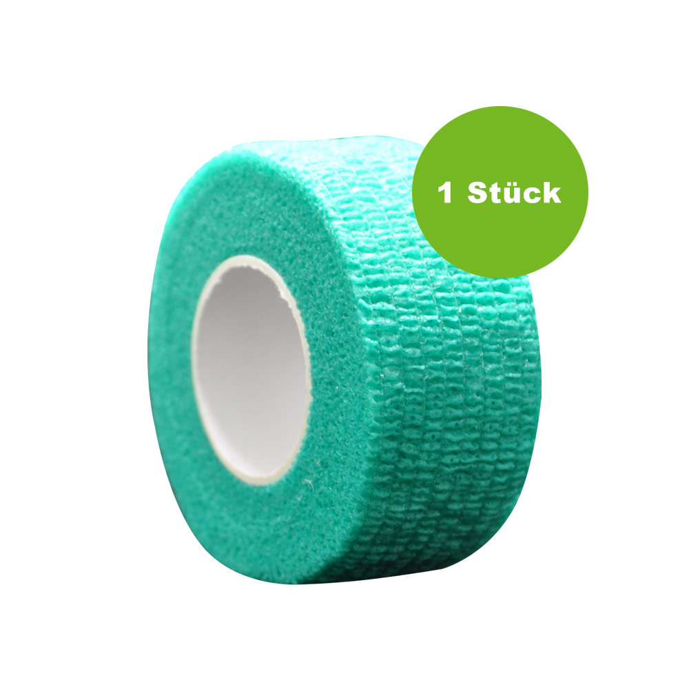 MC24® Fingertape color, cohesive, 2,5cmx4,5m, dark green 1pc.