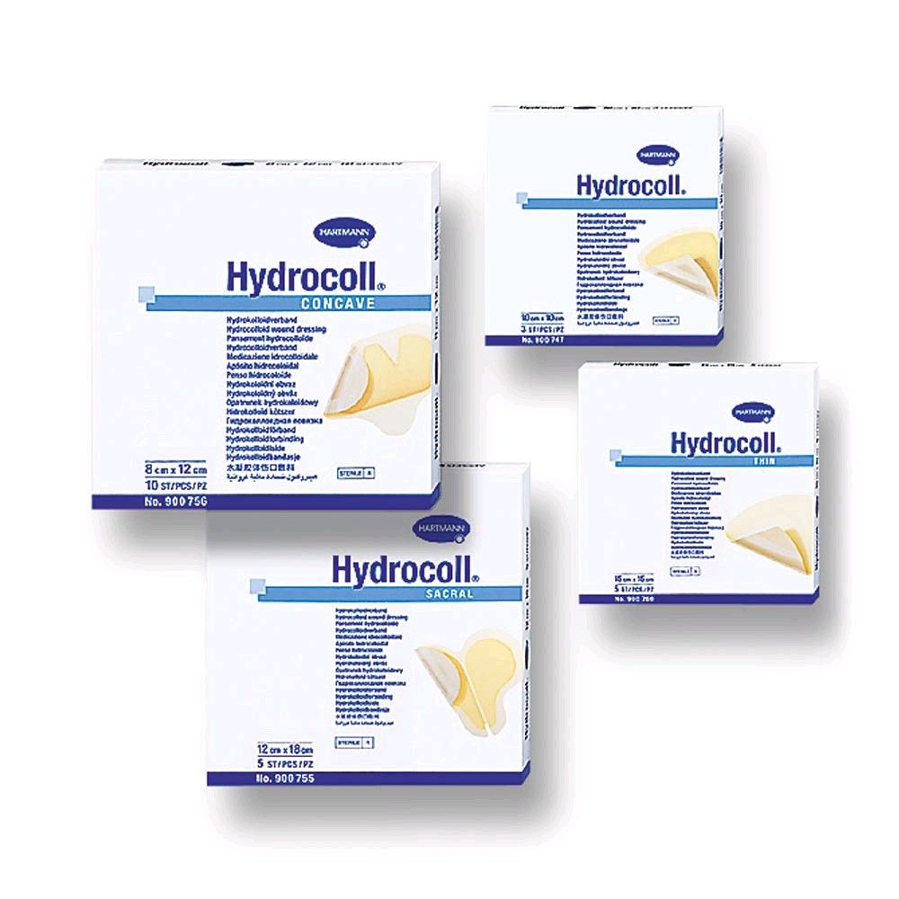 Hartmann, hydrocolloid dressing, Hydrocoll thin, sterile, all sizes