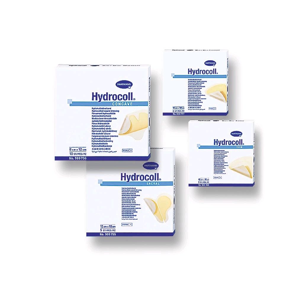 Hartmann Hydrocoll concave dressing, sterile, 8x12cm, 10 pieces