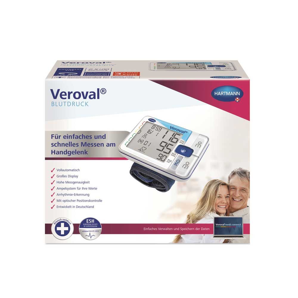 Hartmann Veroval wirst blood pressure monitor, incl Cuff/USB