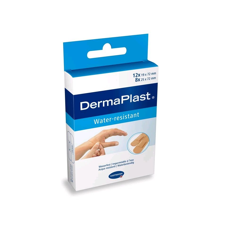 DermaPlast® water resistant plaster strips of Hartmann, waterproof