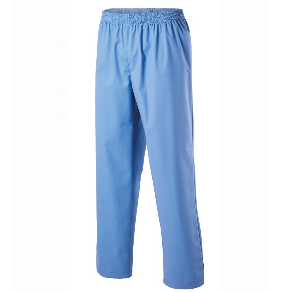 Exner Unisex Pants, Back Pocket, Elastic, Light Blue, 5XL