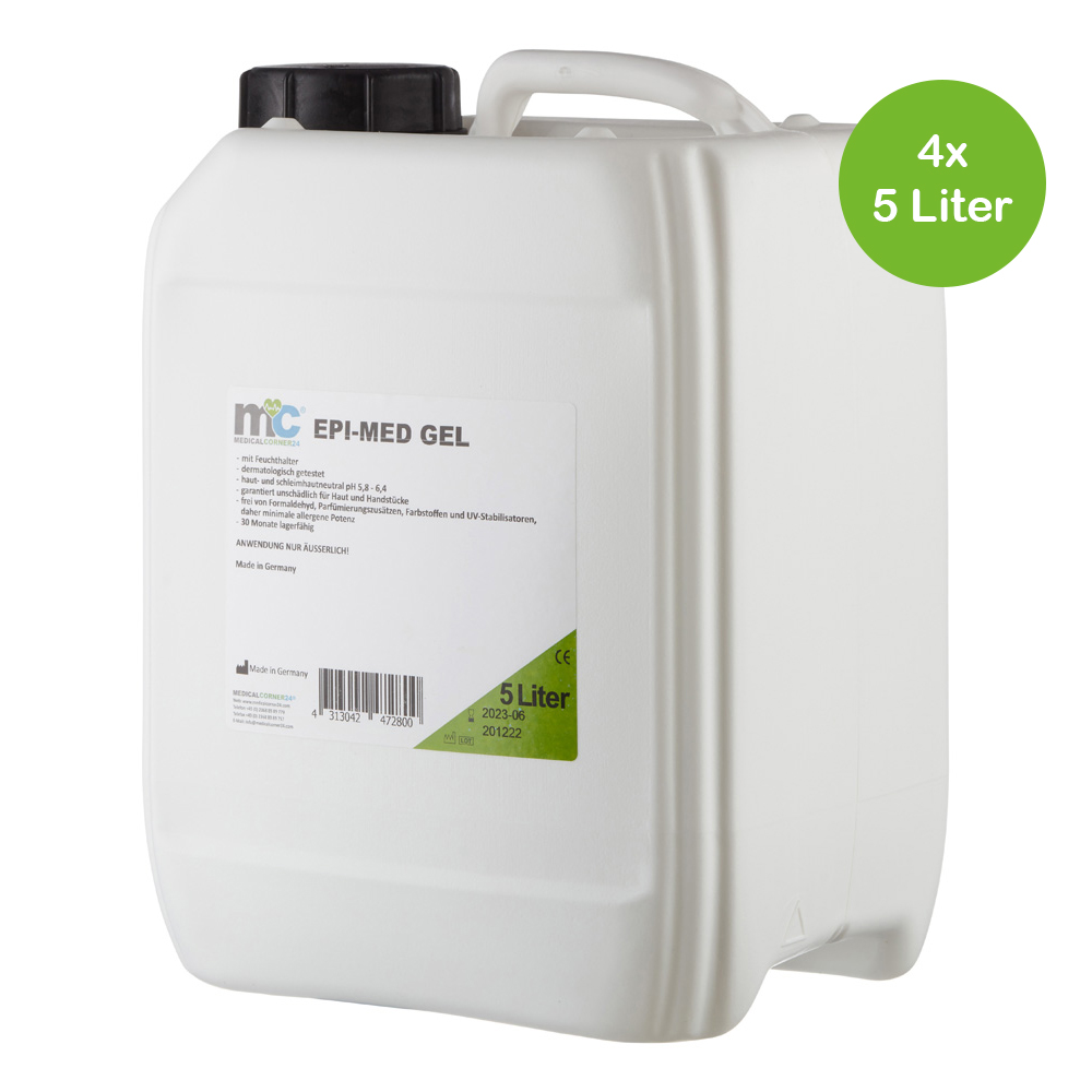 IPL Gel Epi-Med, IPL contact gel, 4 x 5 litre canister