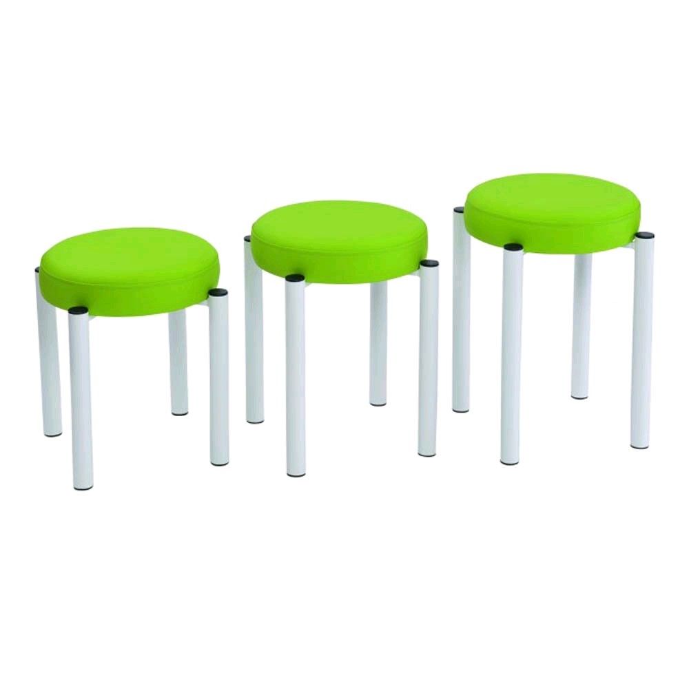 Pader Gymnastics Stool, round, 7cm upholstery, seat heights and colors