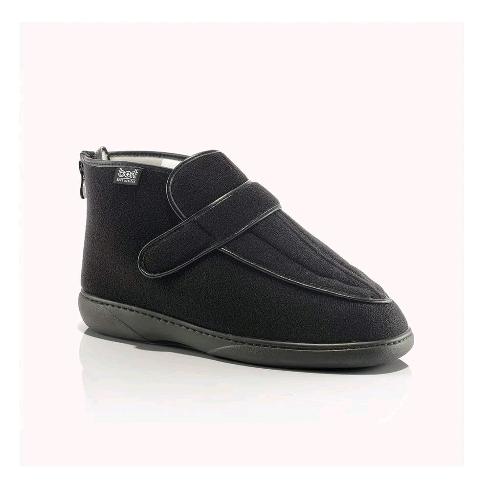 BORT Association Shoe Comfort with zip, Shoe Size 43, black