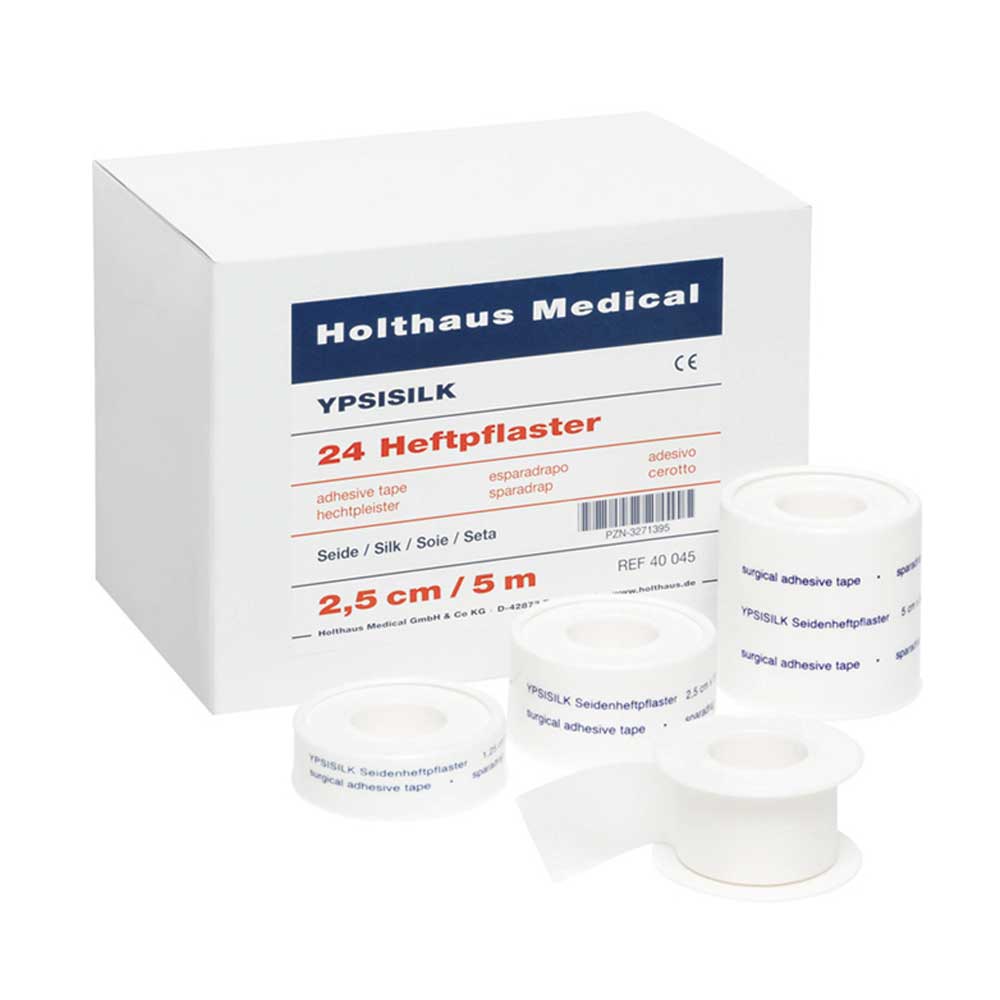 Holthaus Medical YPSISILK Adhesive Plaster No Ring 1,25cmx9,14m 36pcs