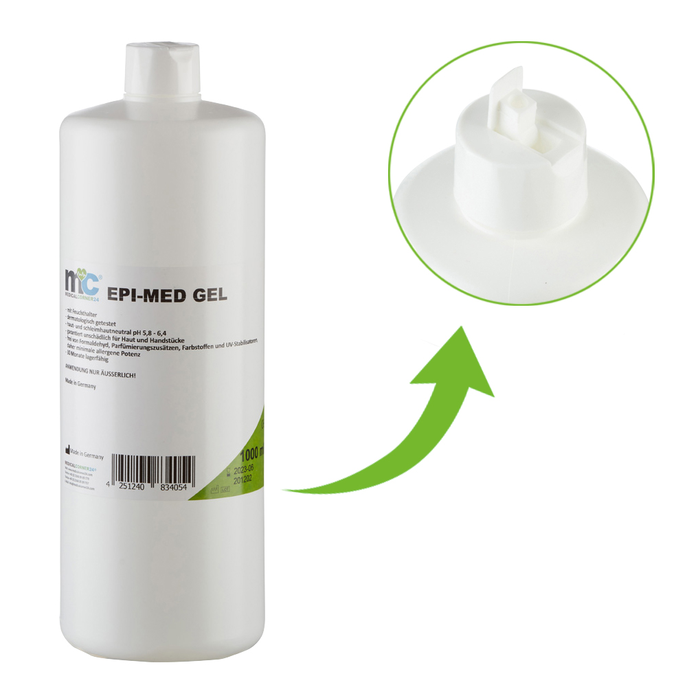 IPL Gel Epi-Med, IPL contact gel for laser hair removal, 3 x 1 litre