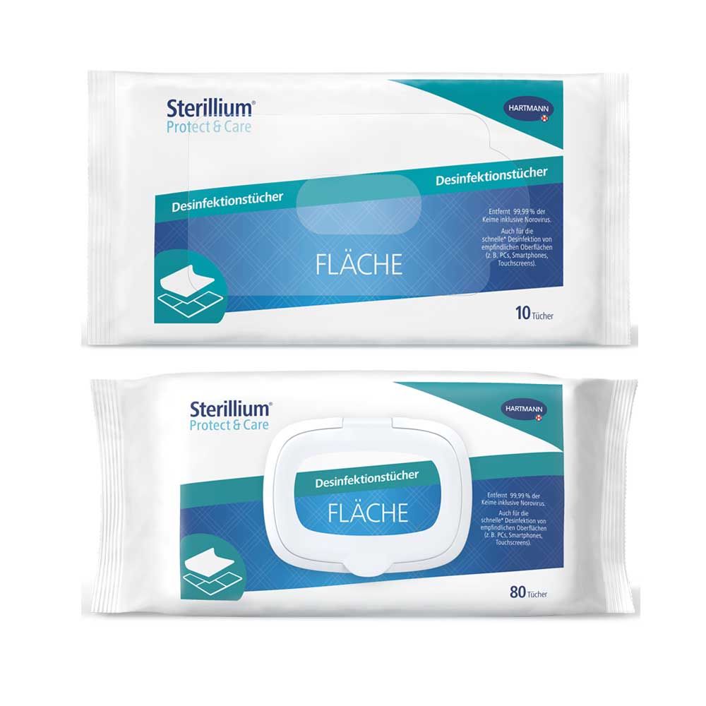 Hartmann Sterillium Protect & Care Disinfectant Wipes for Surfaces