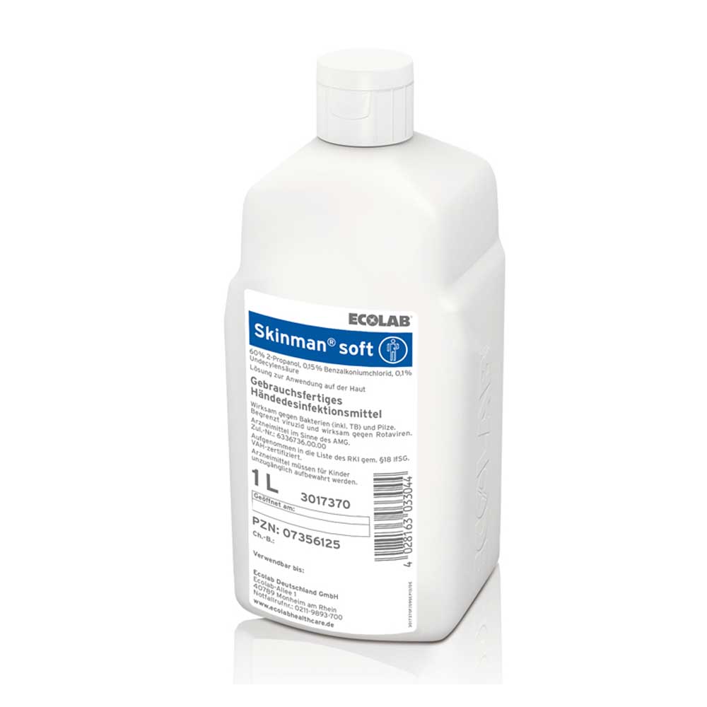 Ecolab Hand Disinfection Skinman Soft, Sizes