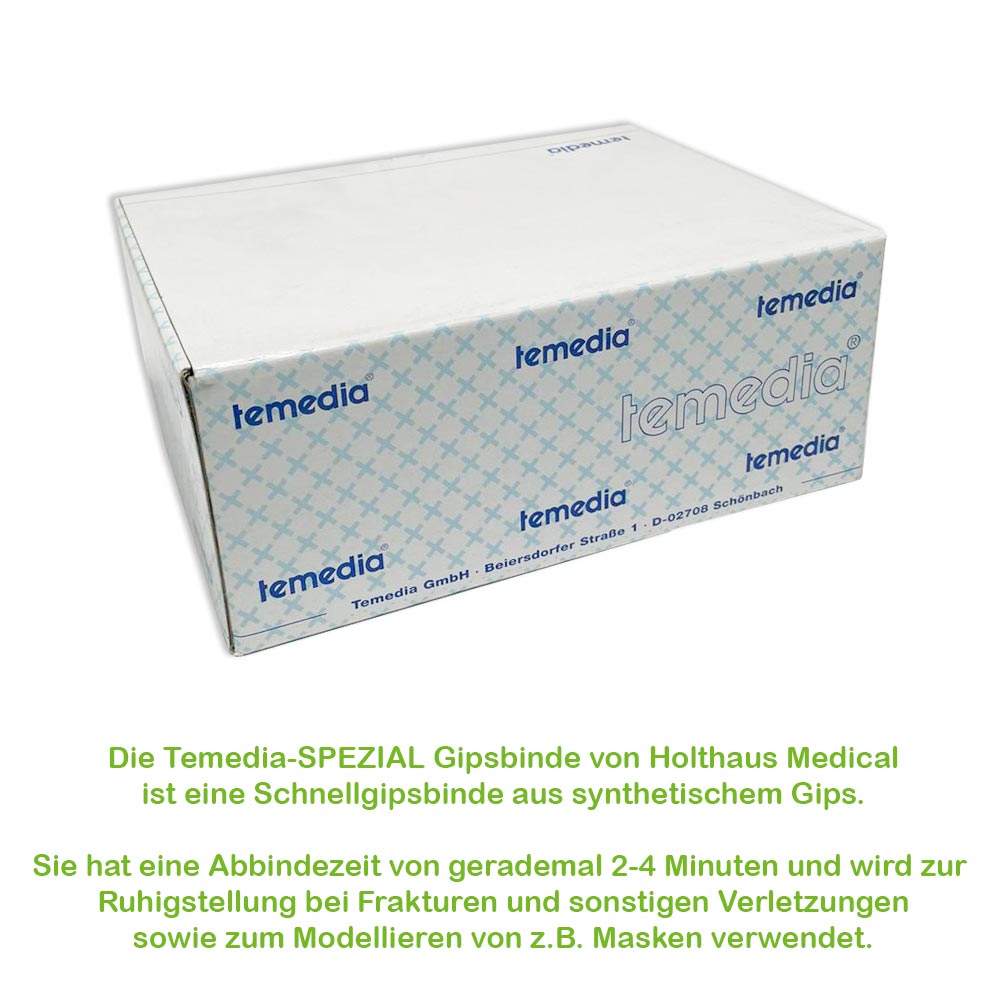 Holthaus Medical Temedia-SPEZIAL Plaster Bandage, Foil, 16cmx2m, 1pc