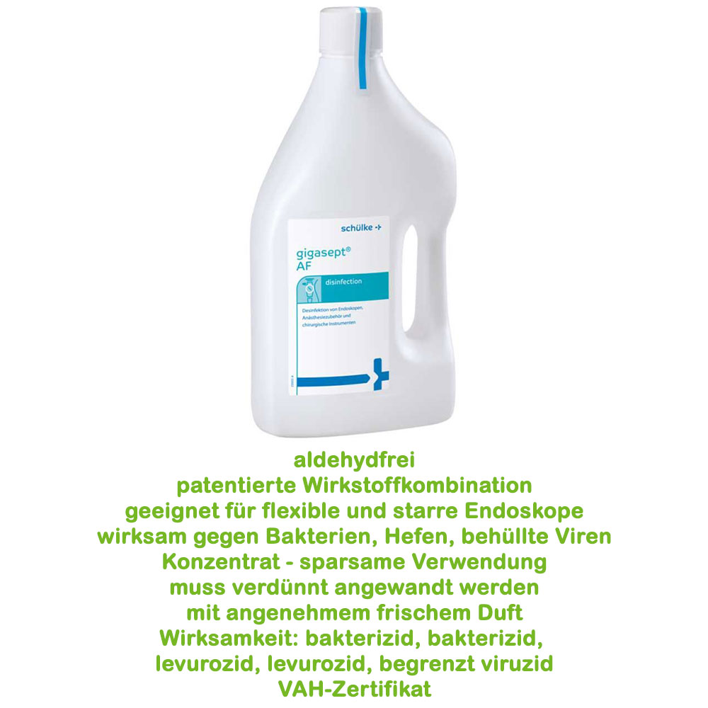 Schülke Gigasept® AF Disinfectants, Endoscopes / Instruments, 2 L