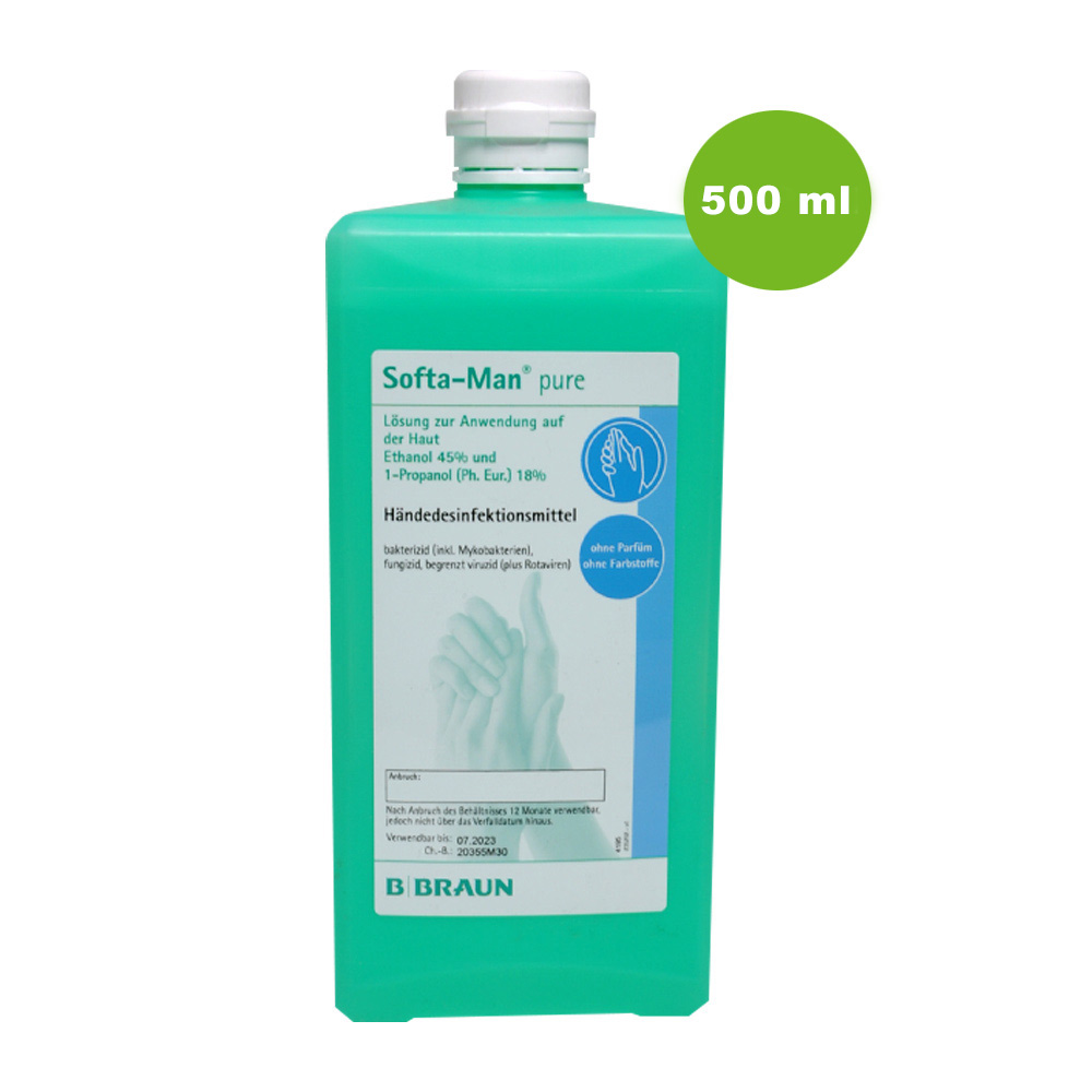 B.Braun hand disinfectant Softa-Man® pure, 500ml