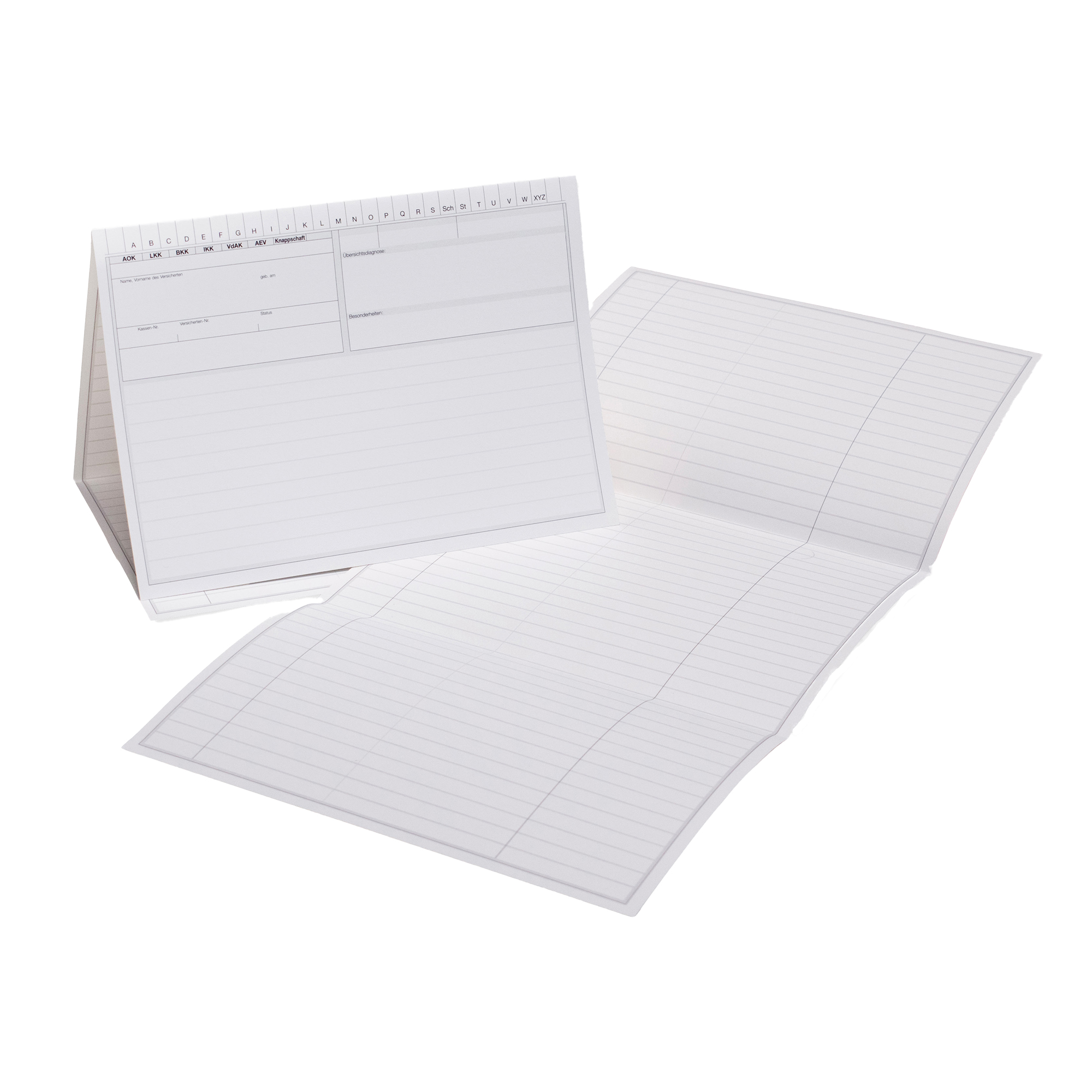 Meyer-Wagenfeld index card pockets A5, 190g/qm white 100pcs