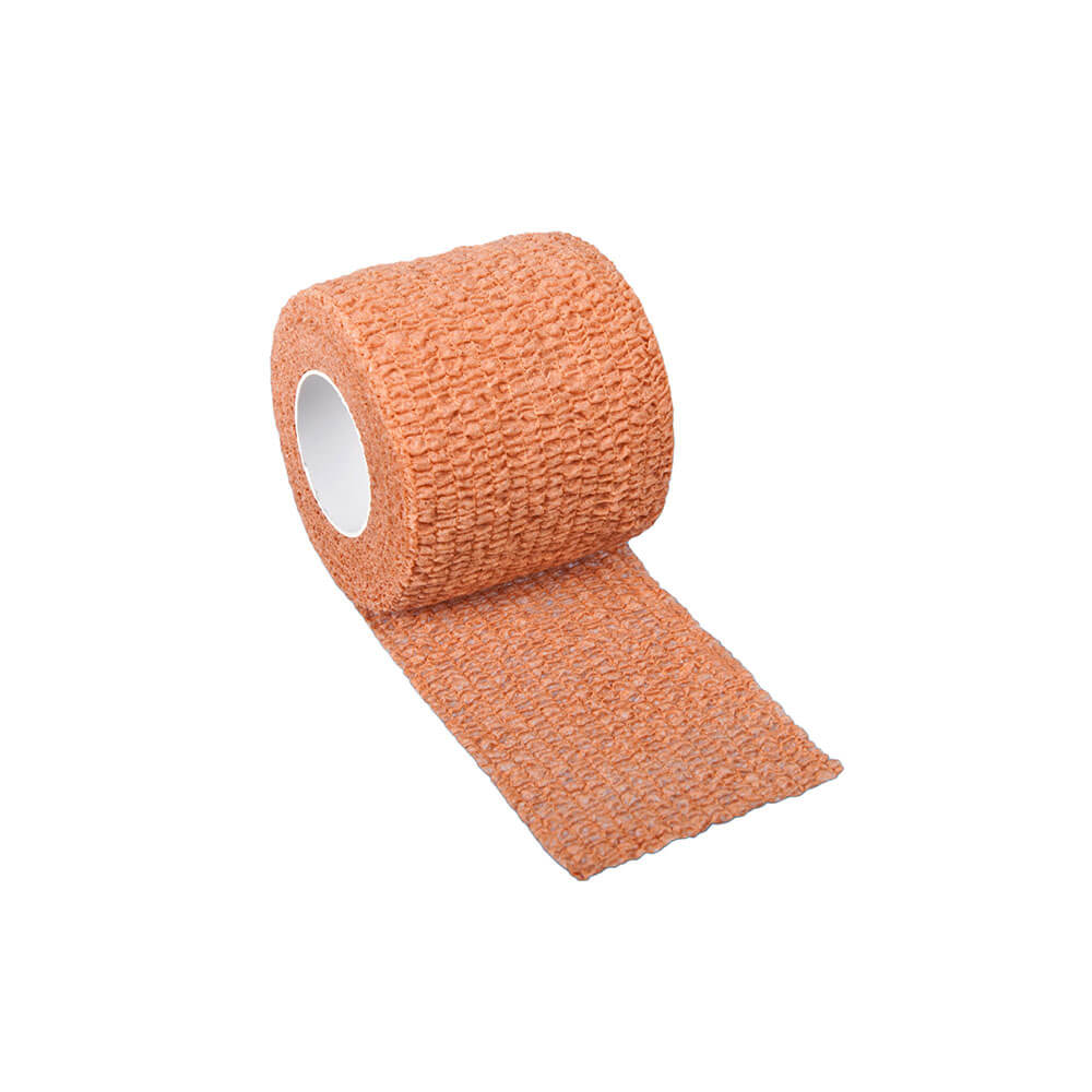 Nobaheban cohesive compression bandage, brown, 4,5m x 3,75cm