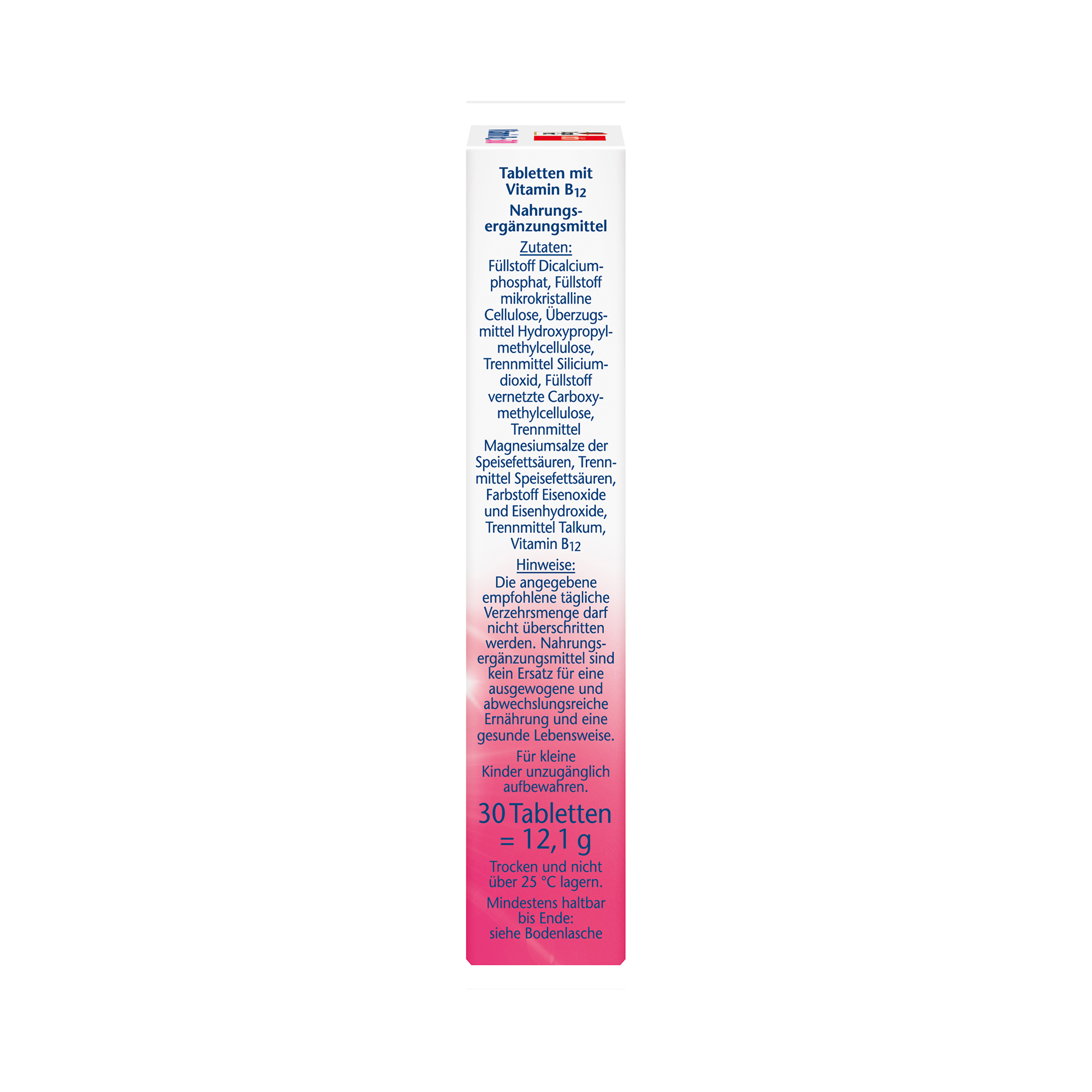 Doppelherz aktiv Vitamin B12, 500, 30 Mini Tablets