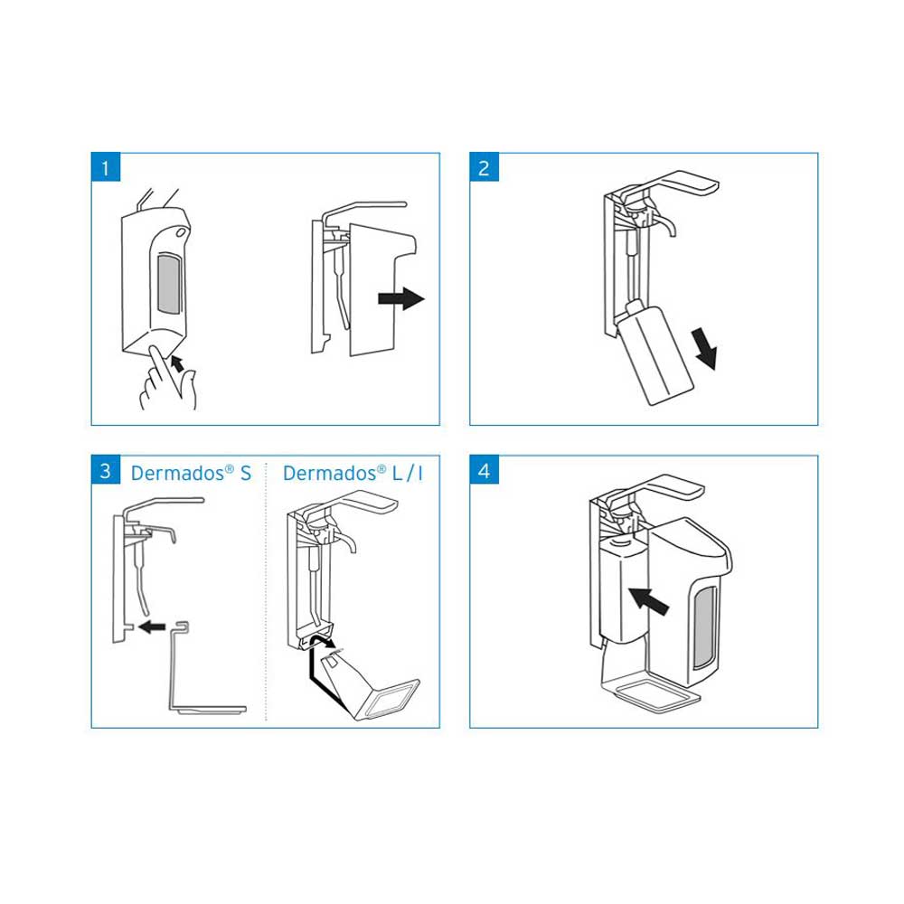 Ecolab Dripping Pan For Dermados, 13x18x19 cm, White, 1 pc