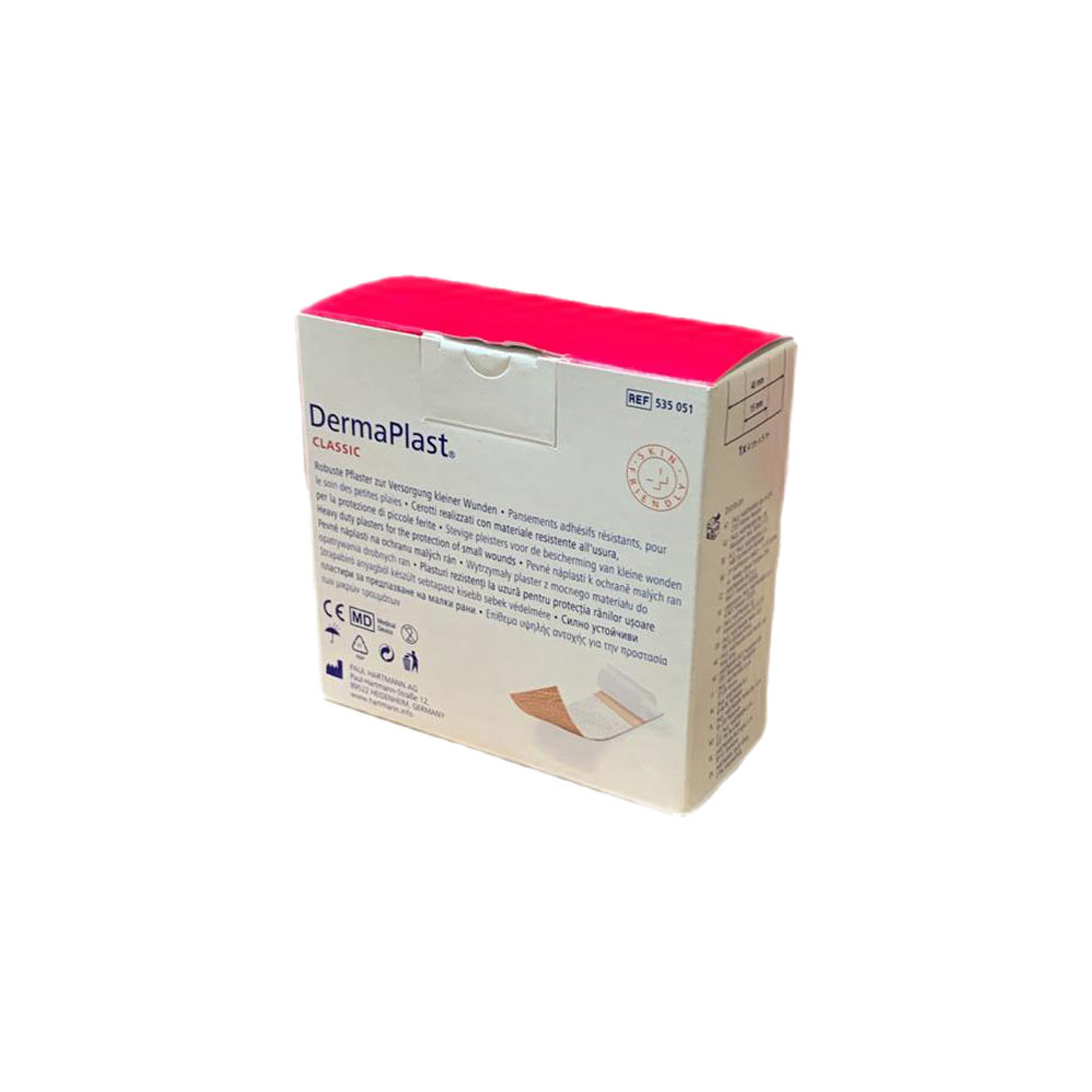 Hartmann DermaPlast classic, wound plaster, 1 roll, 4 cm x 5 m