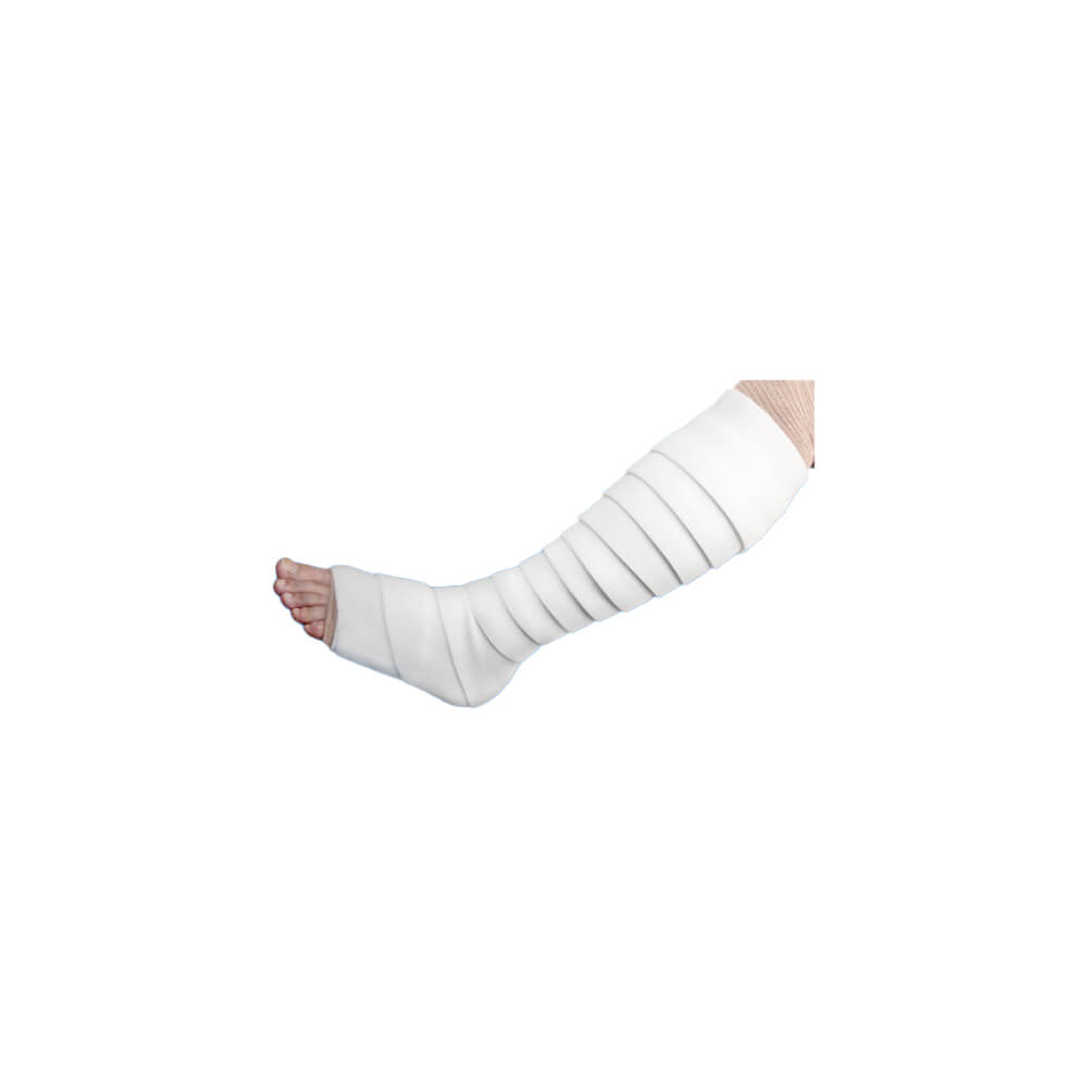 Nobasana foam bandage, white, 2,5m x 10cm, 0,2cm thick