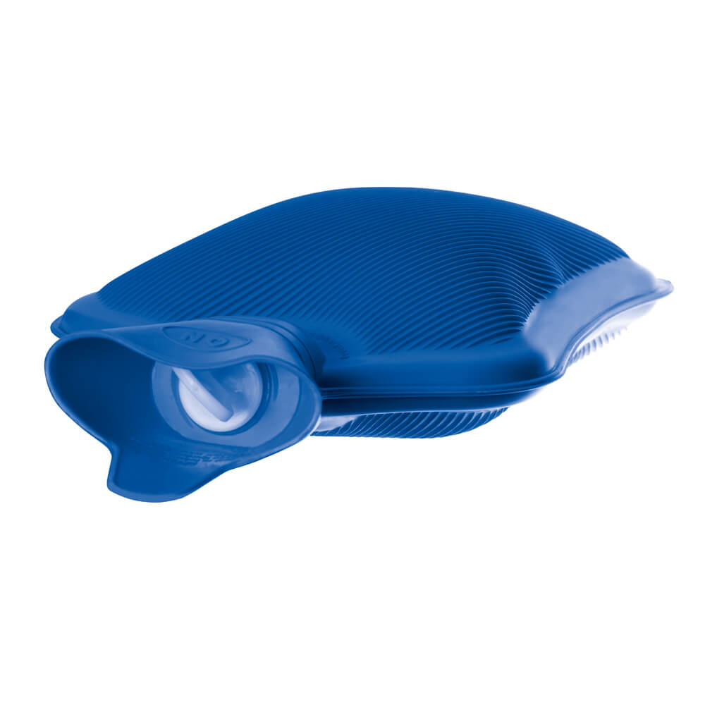 Hot Water Bottle 2L, Screw Cap, 32,5x20,3cm, from Lifemed®, blue