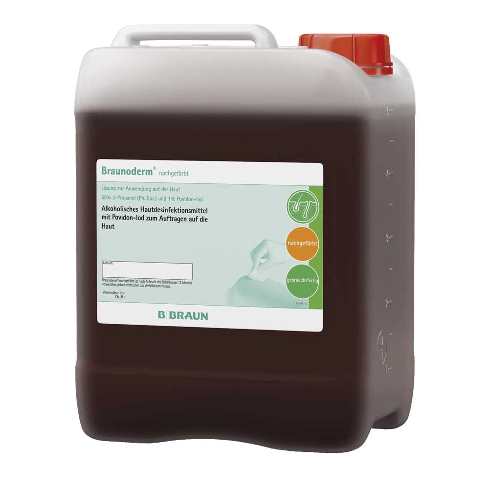 B.Braun skin disinfectant Braunoderm® coloured, 5 litre