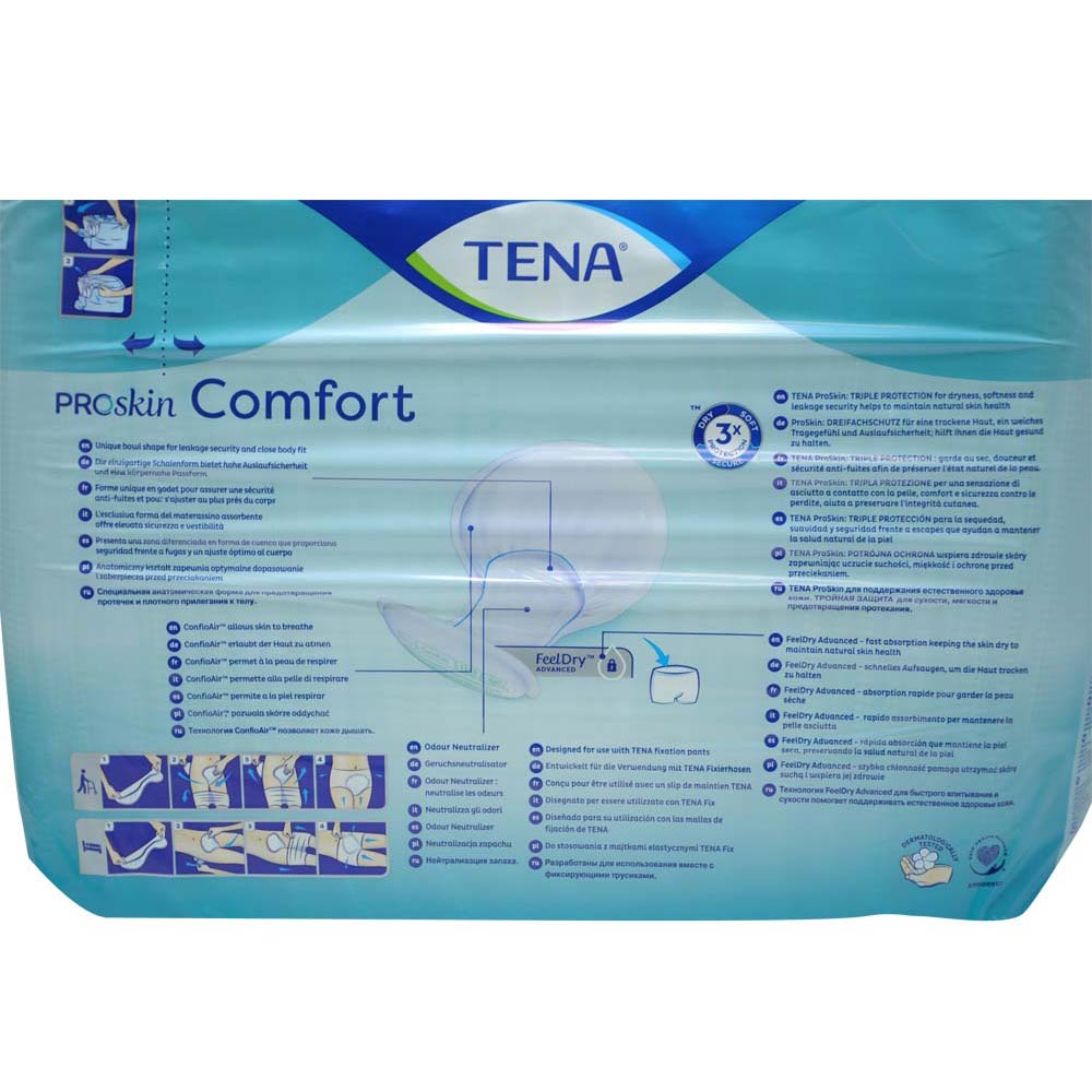 TENA COMFORT SUPER pad for medium incontinence, 2x 36 pieces