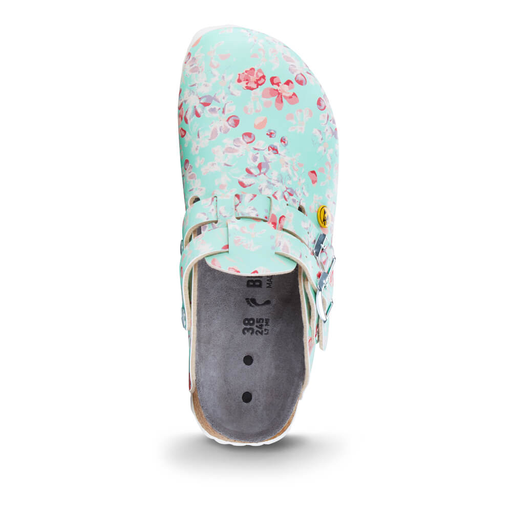 Kay ESD Antistatic, Birkenstock, Narrow, Flowery Meadow Mint, Size 35