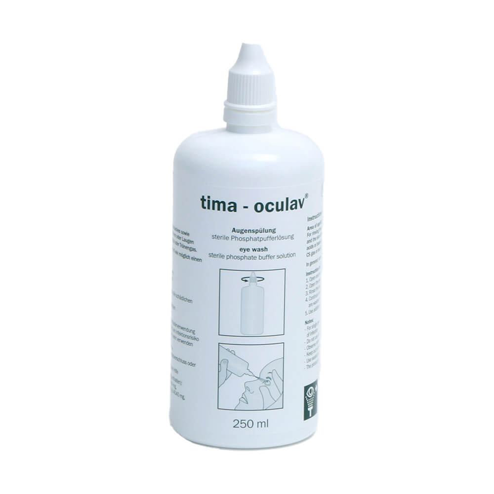 Leina-Werke eye rinsing solution, for burns, sterile, 250ml