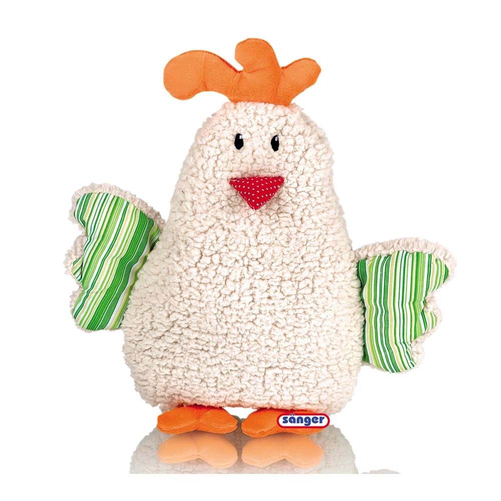 cuddly animal with 0.8 L hot water bottle, zipper, animal choice