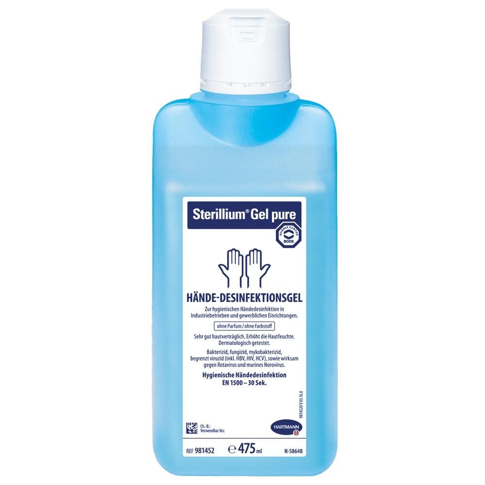 Sterillium® Gel pure hands-disinfectant gel, 85% ethanol, 475 ml