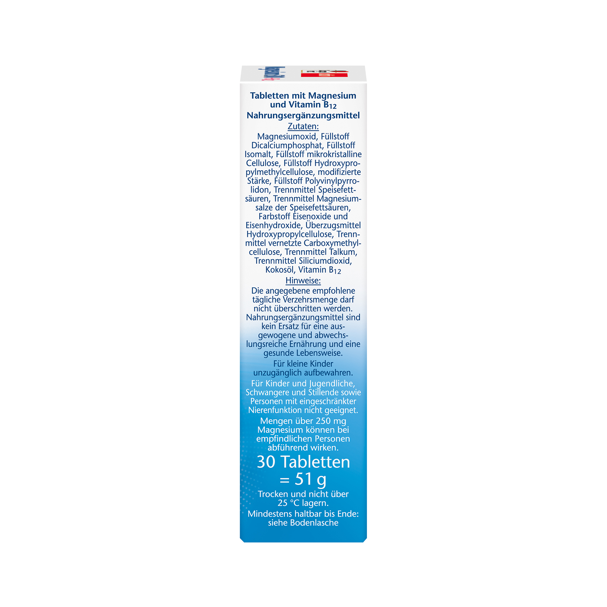 Doppelherz aktiv Magnesium 500 + B12 2-Phase Depot, 30 Tablets