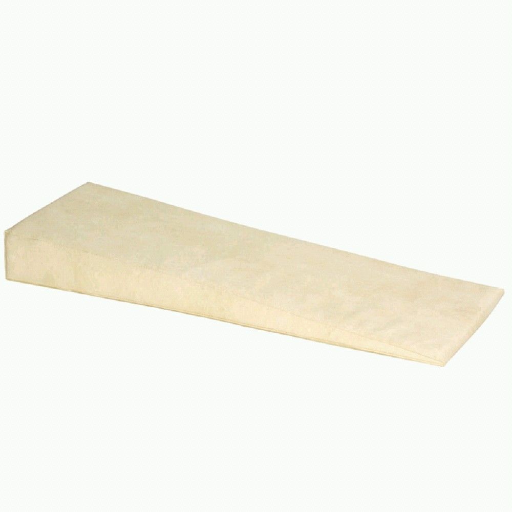 Pader Armrest Wedge, leatherette cover, 50x20x10/2cm, linen
