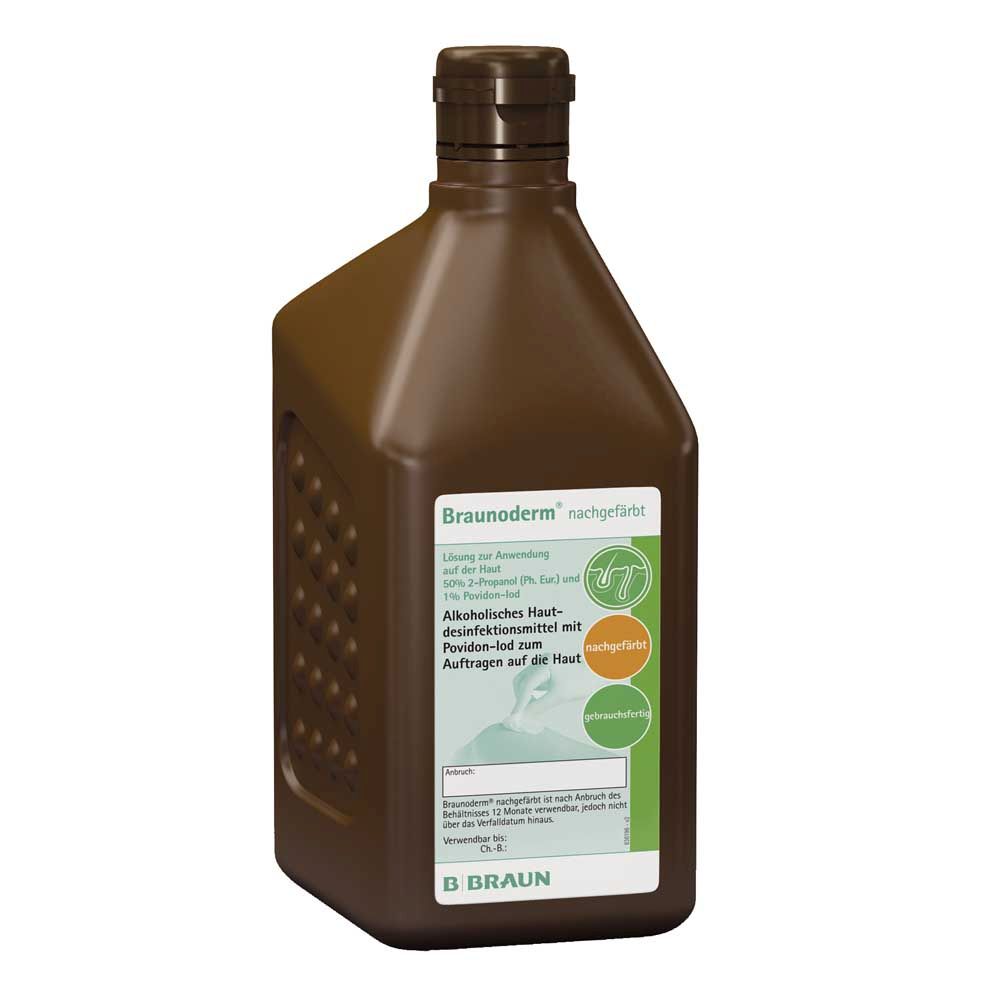 B.Braun skin disinfectant Braunoderm® coloured, 1000 ml