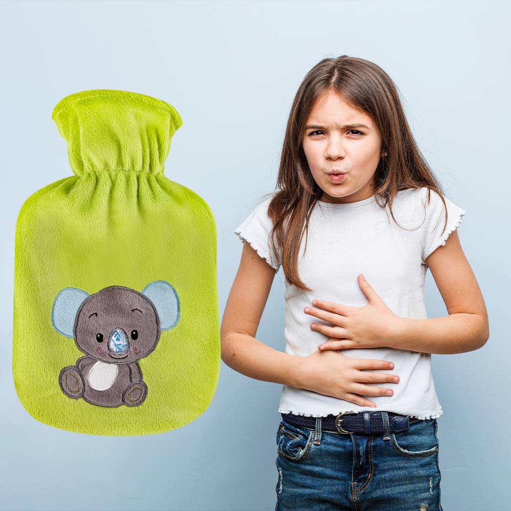 Hot water bottle "Koala Chloe", with velour cover