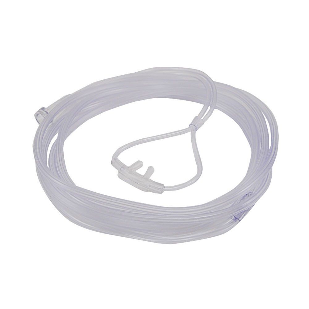 Asid Bonz Oxygen Cannula, Straight, Transp., Latex Free, Adult, 1pc