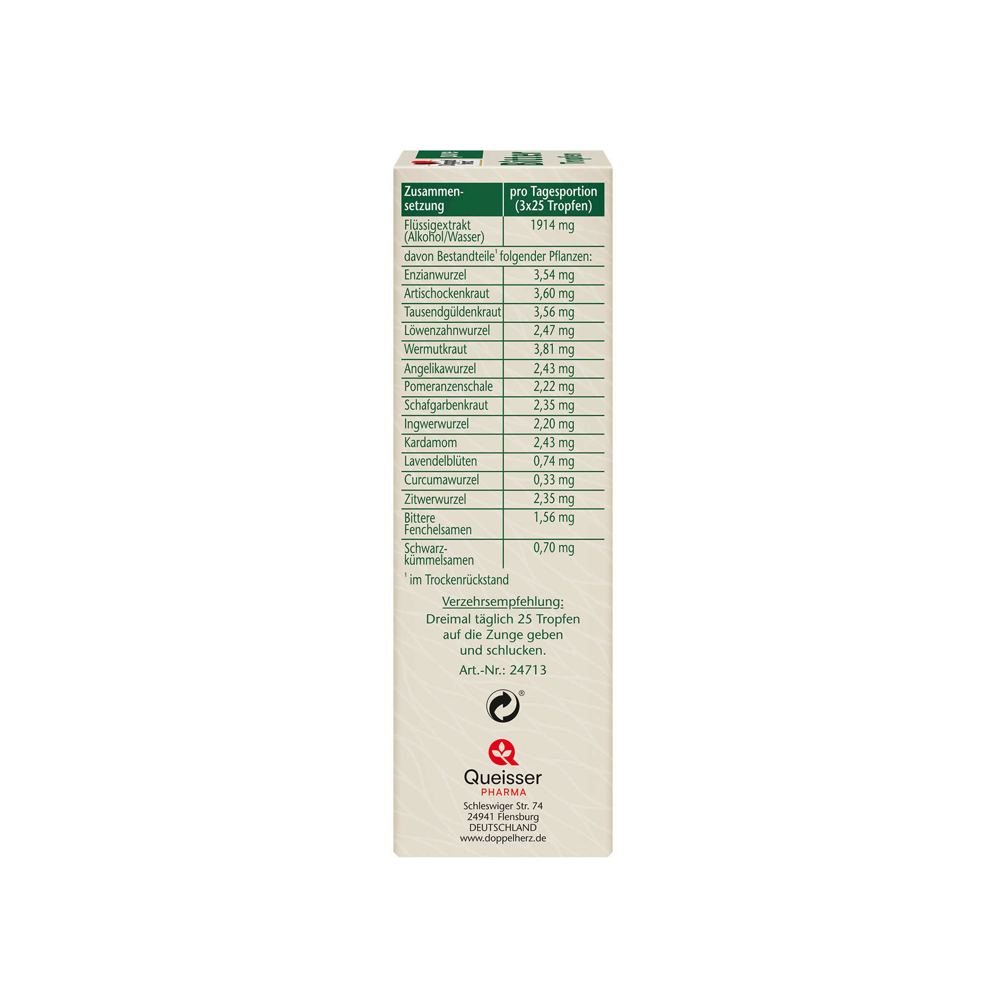 Doppelherz pure Bitter Drops, 50ml