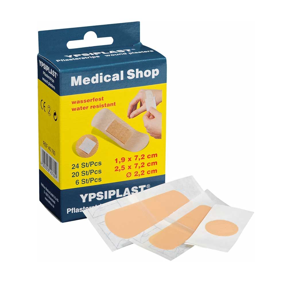 Holthaus plaster strips Ypsiplast®, waterproof, 50 pieces