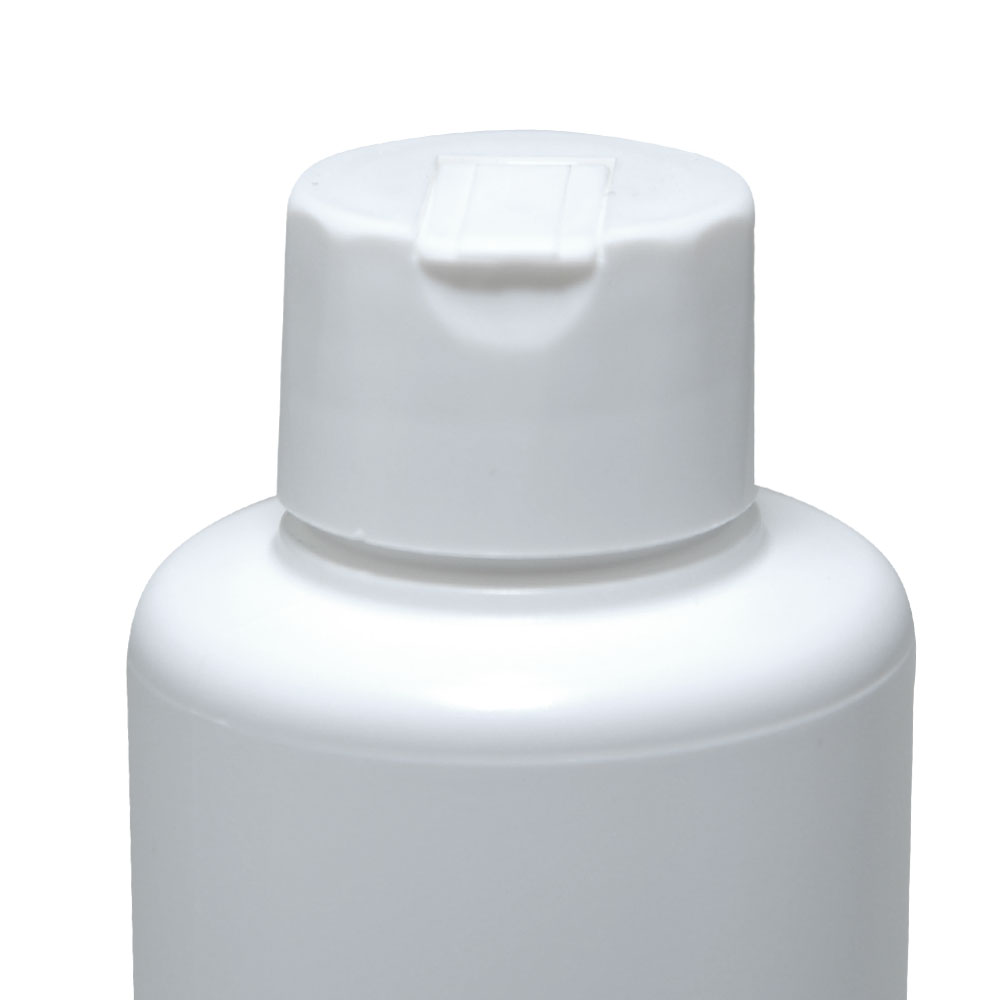 Empty Bottle with Screw Cap, 250 ml, white