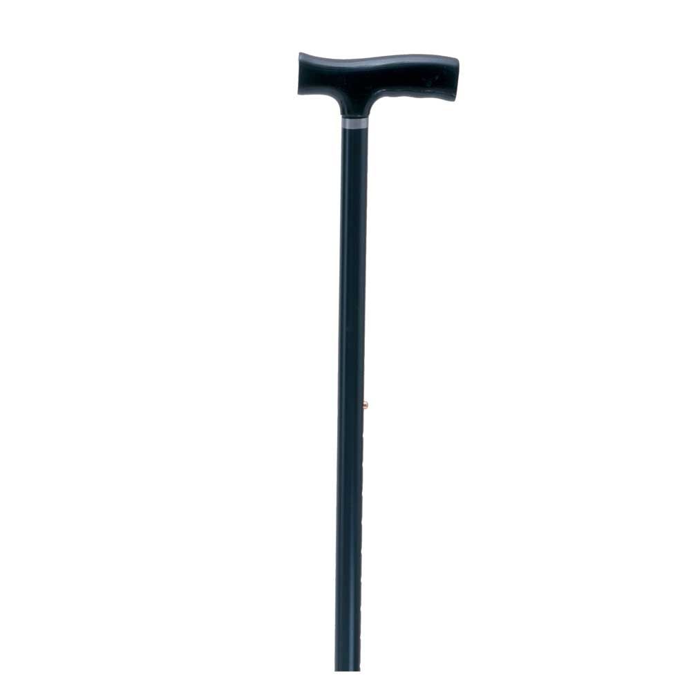 Behrend walking stick, alu, comfort handle, adjustable, black