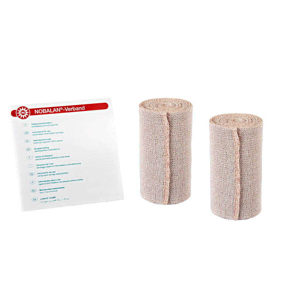 Nobalan bandage, short-stretch bandage, 2 bandages, 5m x 10cm