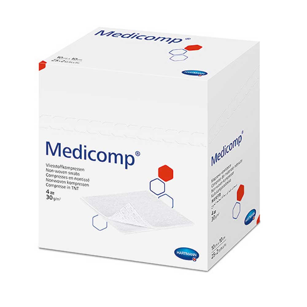 Medicomp extra sterile 10x10 cm, 25 x 2 pack