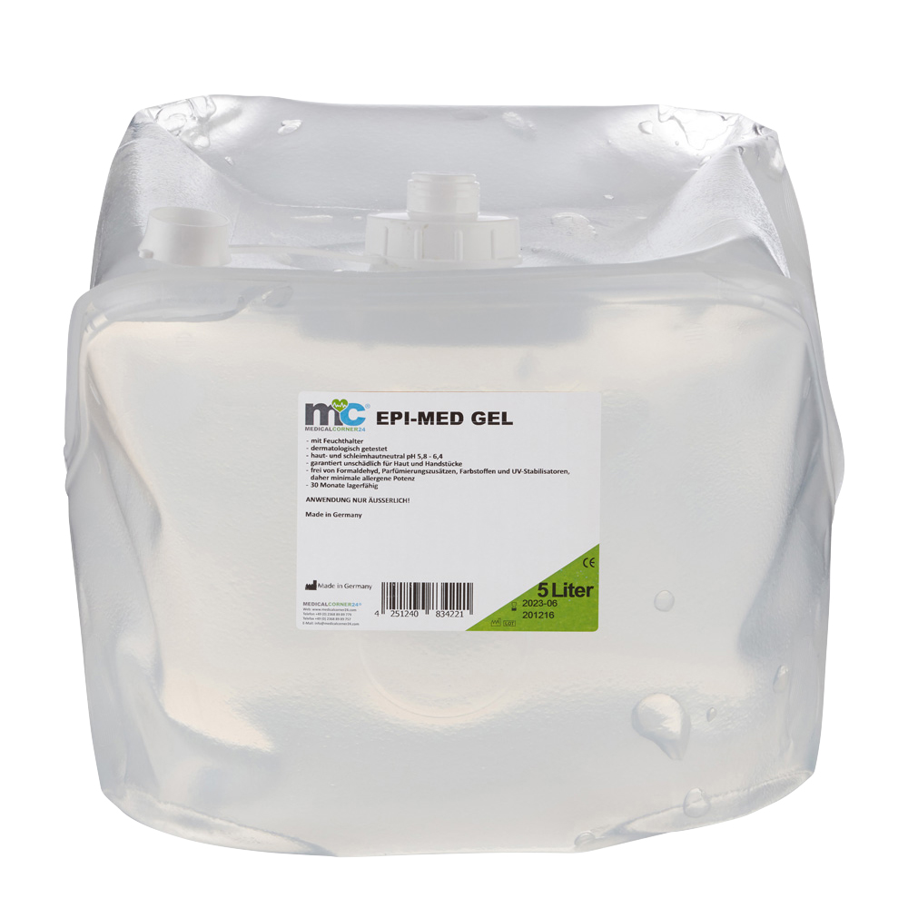 IPL Gel Epi-Med, IPL contact gel, hair removal, 5 litre cubitainer