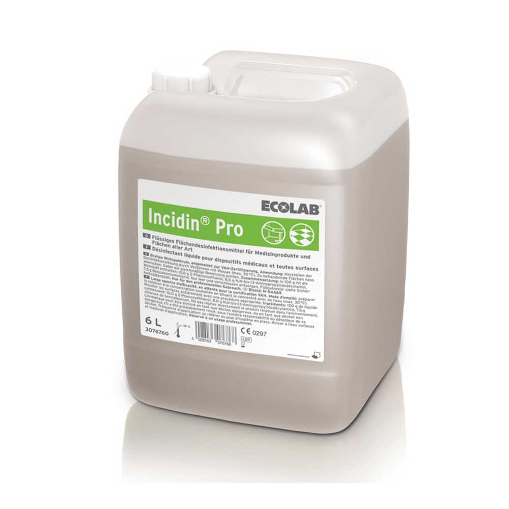 Ecolab Surface Disinfectant Incidin Pro, 6 liter