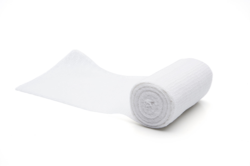 White gauze bandage