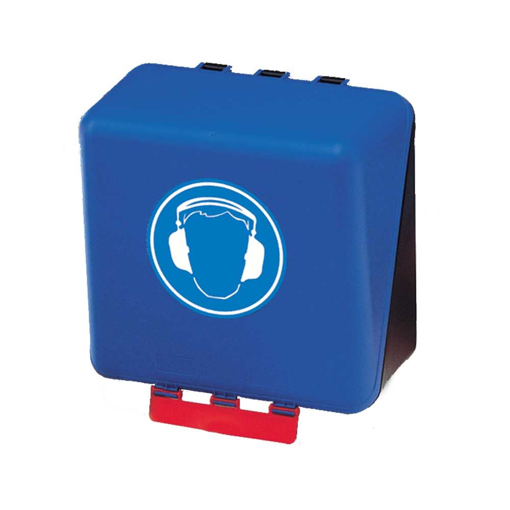 Holthaus Medical Storage Box, HEaring Protection, Blue