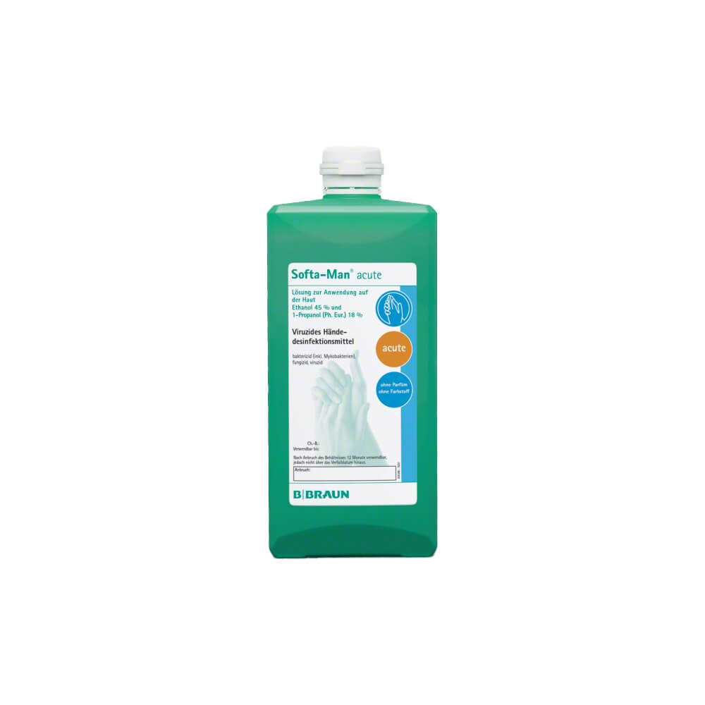 B.Braun hand disinfectant Softa-Man® acute, virucidal, 500ml