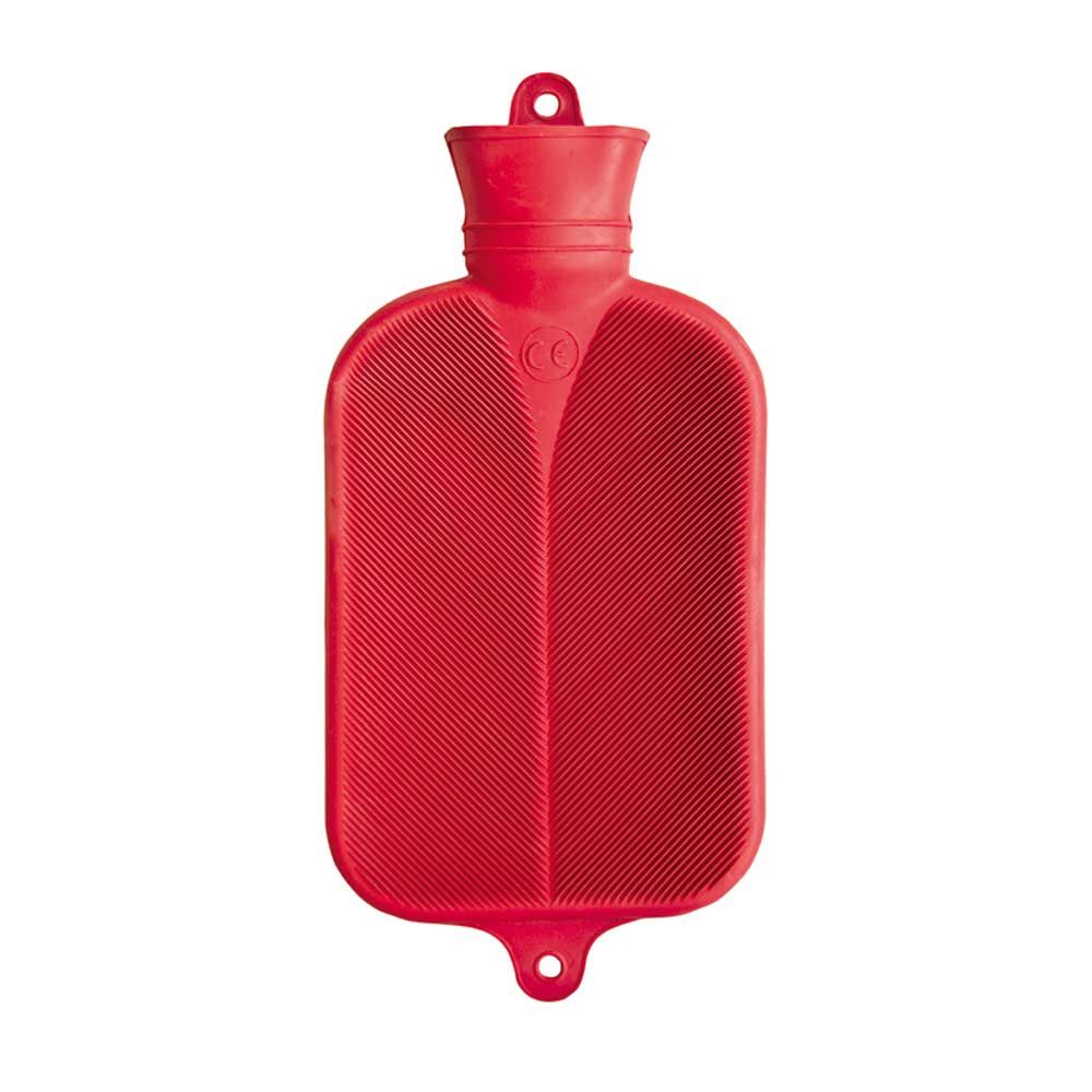 Sänger Hot Water Bottle 2l, Halflamella, Red